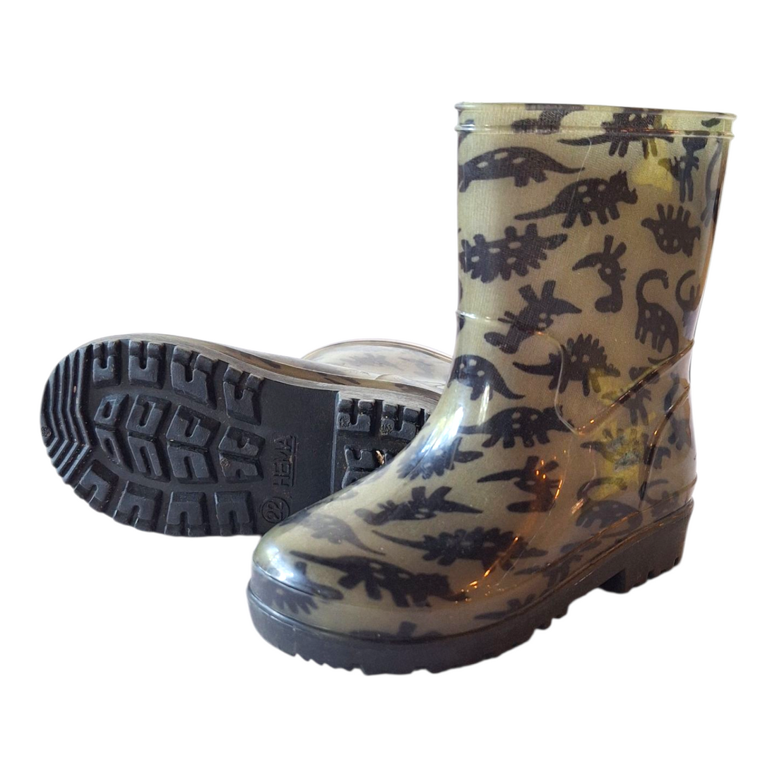 Hema dino green rain boots - 22