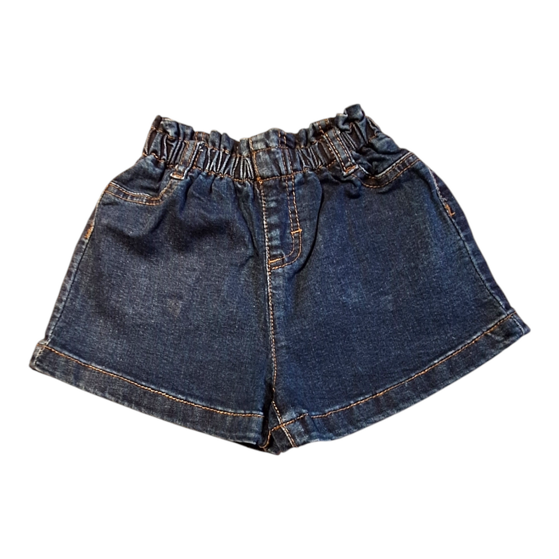 Vintage denim shorts, size 24/36 months.