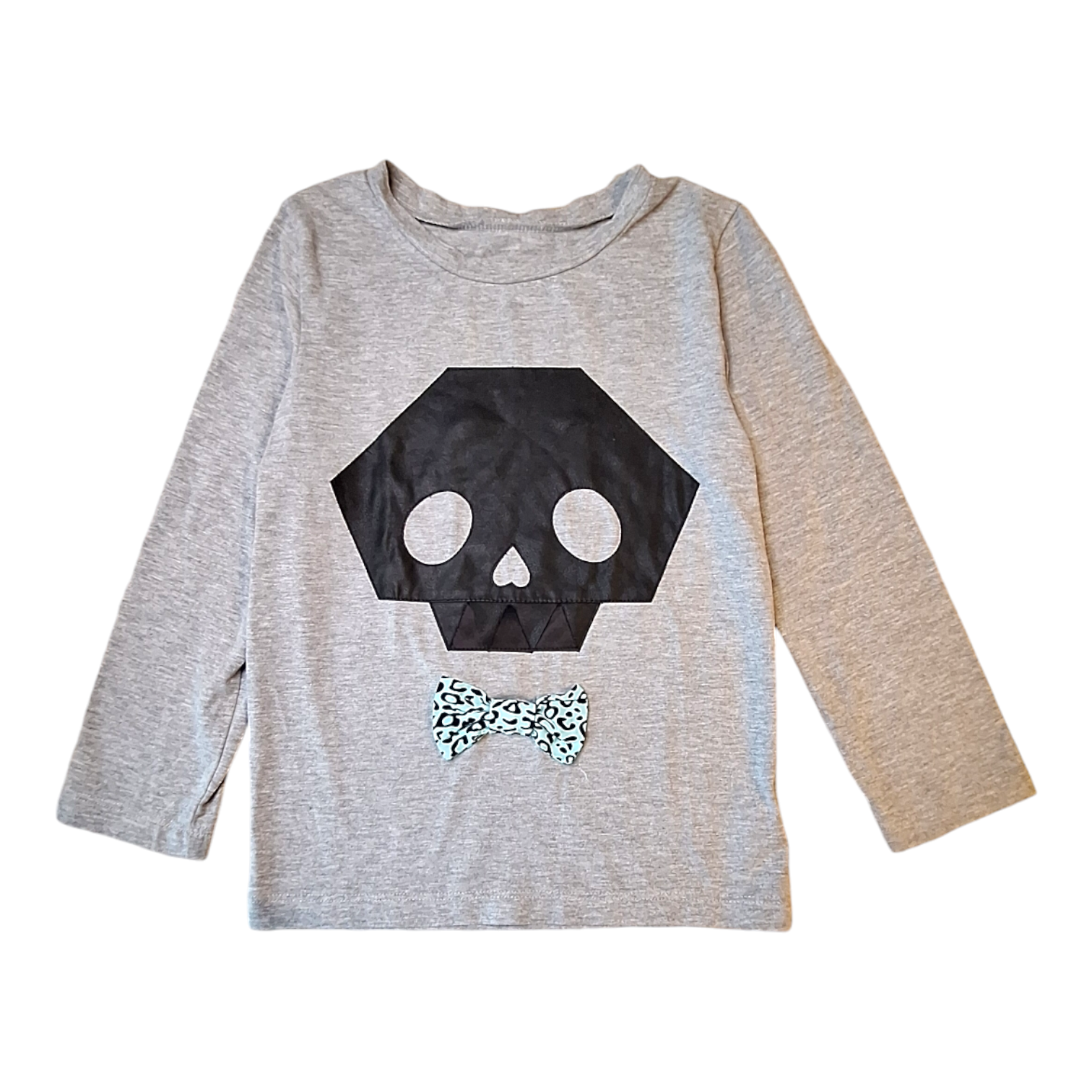 auw Capow by BangBang Copenhagen Long Sleeve Skull Bow Shirt 